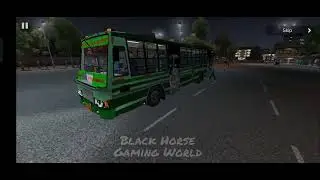Government Green Bus BUSSID Gameplay | Ultra Realistic Horns & Stops | Bus Simulator Indonesia
