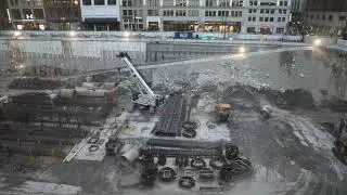 Detroit Hudson's Site 2019 Update and Joe Louis Arena Demo Progress - 11-4-19