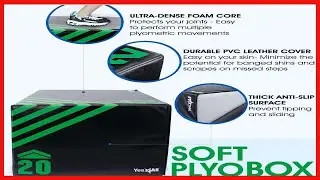 Yes4All 3 in 1 Foam Plyo Box, Plyometric Box Platform for Crossfit, Jump Training