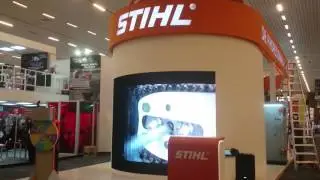 STIHL CIRCULAR LED SCREEN EXPOFERETERA GUADALAJARA 2016