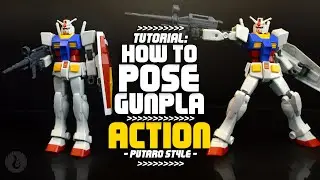 🧙‍♂️ How to Pose Gunpla Action for Beginner | Tutorial | ガンダム