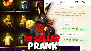 I Pranked big i'd seller's in free fire!