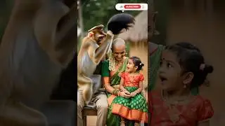 Monkey Prank on Police Officer&rsquo;s Wife | Funny Family Comedy Shorts #funny #shortsvideo