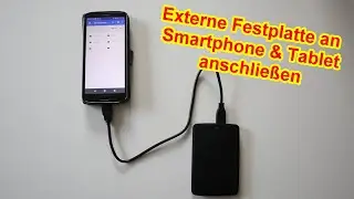 Externe Festplatte an Android Smartphone & Tablet anschlie&szlig;en & Daten (Bilder & Videos) &uuml;bertragen