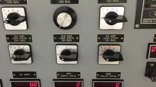 Heavy Duty Alternator, starter, generator test stand demo-Auto, Aircraft