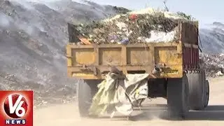 Greater Warangal Municipal Officials Garbage Dumping Vehicles Scam | V6 News
