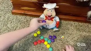 Me and Lilly playing pop the pig!