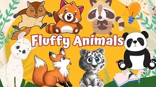 Let's Learn - FLUFFY ANIMALS for Kids || Animals for Kids || Educational Video for Kids