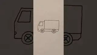 Watch Till End 👀 Truck Drawing  Easy || How To Draw Turck || #shorts #truck
