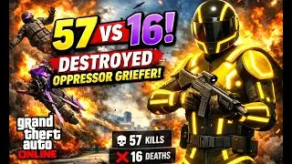 I DESTROYED OPPRESSOR GRIEFER IN GTA 5 ONLINE PVP