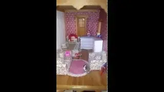 My Raggedy Ann and Andy Dollhouse miniature 1:12 scale room scene