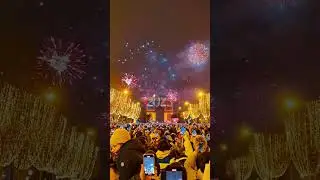Paris 2025 New Year  Fireworks  - Champs elysees
