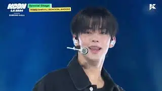 TWS (Shinyu, Dohoon, Jihoon) covers &ldquo;3D (Alternate Ver.)&rdquo; by Jungkook from BTS at KCON LA 2024