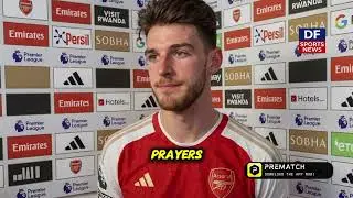 Declan Rice after Arsenal 2-3 Manchester United