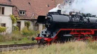 41 1144 und V 100 003 auf Sachsen-Anhalt Tour. 