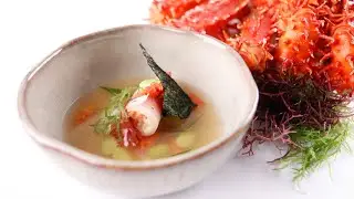 Inspire Asia - Japanese: Daikon and King Crab Ravioli and Tomato Jelly | Le Cordon Bleu Dusit