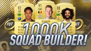FIFA 19 1000K SQUAD BUILDER | 1 MILLION COIN SQUAD BUILDER