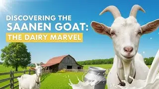 Discovering the Saanen Goat: The Dairy Marvel#SaanenGoat #DairyGoats #GoatFarming
