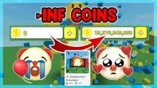 💥 DESTRUCTION SIMULATOR SCRIPT &bull; Infinite Coins [ROBLOX]