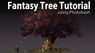 Fantasy Tree Painting Tutorial - Using Photobash