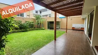 SAN BORJA - ALQUILER DE HERMOSA CASA FRENTE A PARQUE - LIMA, PERÚ