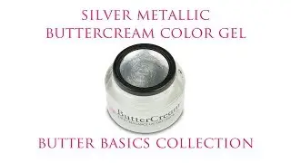 Silver Metallic ButterCream Color Gel :: Butter Basics Collection