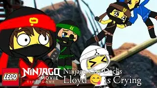 LEGO Ninjago Movie Videogame Lloyd 😭 Is Crying Ninjago City Docks of Nya 😊 of  Zane 🤖 the Snuck out.