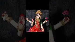 🌺Lakshmi mata idol making 🙏🏻💜#shorts #trending #lakshmi #music #video  #song #indianmusician