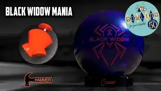 Bowling Over 50 - Ball Review - Hammer Black Widow Mania