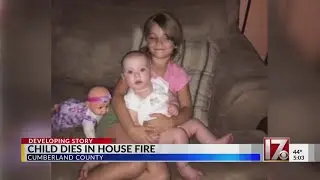 Child dies in Cumberland County house fire