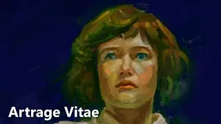 23 02 2022 - digital painting timelapse - Artrage Vitae