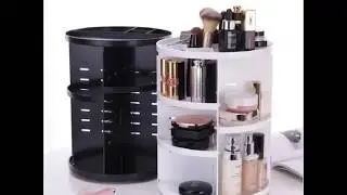360 Degrees Rotating Makeup Organizer | I Need Organizers