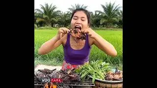 Mystery BBQ Feast &ndash; Can You Tell What It Is? 🔥🍽 | VDO park #food #mukbang #vdopark #foodieheaven