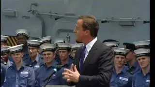 Cameron reassures Navy over defence review