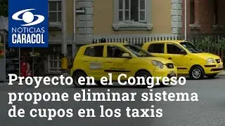 Proyecto en el Congreso propone eliminar sistema de cupos en los taxis