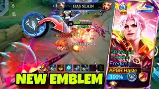 New Emblem War Cry Talent is Broken 💯💀| Fredrinn Best Emblem 2024 | Fredrinn Build and Emblem | MLBB