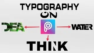 Typography on picsart || Picsart tutorial.