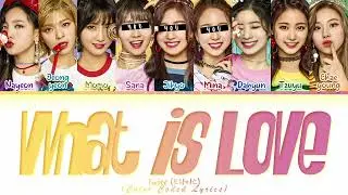 [KARAOKE] Twice - 'What is Love' but you are Sana & Jihyo & Mina (Color Coded Lyrics)