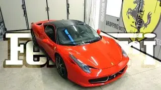 CAR WRAPPING - FERRARI 458 particolari Carbonio