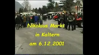 Nikolausmarkt in Kaltern 2001