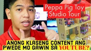 Tour on our Peppa Pig Toy Studio + Youtube Niche Discussion - Vlog # 209