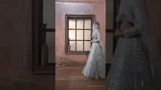 Maya Blue Lehenga Set With Salli, Pot,Kutdana,& Sequins Work In Geometric Pattern - Akashi