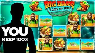 $1000 BONUS BUY On BIG BASS FLOATS MY BOAT SLOT!!