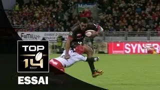 TOP 14 ‐ Essai Napolioni NALAGA (LOU) &ndash; Lyon-Toulon &ndash; J10 &ndash; Saison 2016/2017