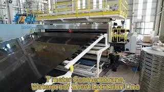 Ultra-Wide Geomembrane/Waterproof Membrane Production Line | Jwell Demo