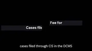 Paying Balance Court Fee in Cases filed through DCMS