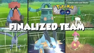 MY FINALIZED BOULDER CUP TEAM! Pokemon GO PvP Mirror Cup Great League Matches