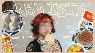 a *realistic* what I eat in a week during summer break ☆ attempting to cook lol