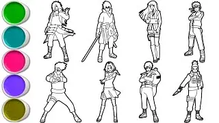 Draw Naruto Characters in Minutes - Madara Uchiha, Sasuke Uchiha, Hinata Hyuga & others