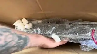 Crunched pair of faders, internal damage (see other vid) due to insufficient packaging